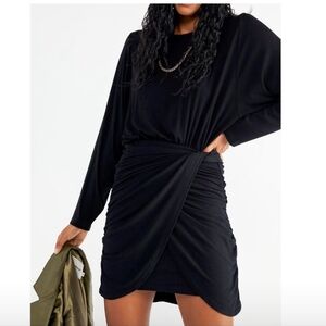 Free People Black Long Sleeve Dress